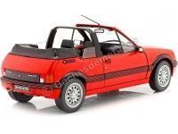 Cochesdemetal.es 1989 Peugeot 205 CTI MK1 Convertible Rojo Vallelunga 1:18 Solido S1806201