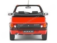 Cochesdemetal.es 1989 Peugeot 205 CTI MK1 Convertible Rojo Vallelunga 1:18 Solido S1806201