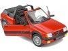 Cochesdemetal.es 1989 Peugeot 205 CTI MK1 Convertible Rojo Vallelunga 1:18 Solido S1806201