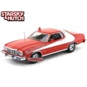 Cochesdemetal.es 1974 Ford Gran Torino "Starsky & Hutch" Rojo-Blanco 1:18 Greenlight 19017