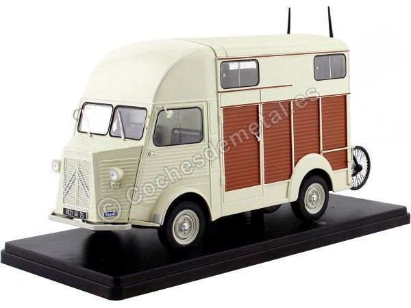 Cochesdemetal.es 1969 Citroen Type H Con Carro de Trotones Van Heuliez "Coches Inolvidables" 1:24 Editorial Salvat ES20