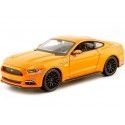 Cochesdemetal.es 2015 Ford Mustang GT Naranja Metalizado 1:24 Maisto 31508