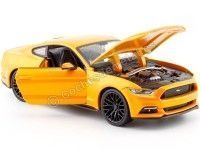 Cochesdemetal.es 2015 Ford Mustang GT Naranja Metalizado 1:24 Maisto 31508