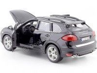 Cochesdemetal.es 2018 Porsche Cayenne Turbo Negro 1:24 Bburago 21056