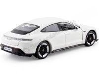 Cochesdemetal.es 2021 Porsche Taycan Turbo S Blanco 1:24 Bburago 21098