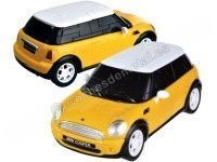 Cochesdemetal.es 2014 Mini Cooper S "Puzle 3D de 64 piezas" Amarillo/Blanco 1:32 Happy Well 57074