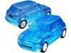 Cochesdemetal.es 2014 Mini Cooper S "Puzle 3D de 64 piezas" Azul Traslucido 1:32 Happy Well 57071