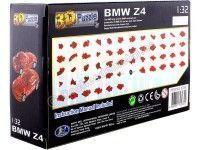 Cochesdemetal.es 2010 BMW Z4 Coupe "Puzle 3D de 60 Piezas" Rojo Traslucido 1:32 Happy Well 57081