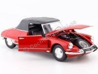 Cochesdemetal.es 1956 Citroen DS 19 Cabriolet Cerrado Rojo 1:24 Welly 22506