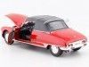 Cochesdemetal.es 1956 Citroen DS 19 Cabriolet Cerrado Rojo 1:24 Welly 22506