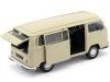 Cochesdemetal.es 1972 Volkswagen VW T2 Beige 1:24 Welly 22472