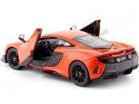 Cochesdemetal.es 2017 McLaren 675LT Coupe Naranja 1:24 Welly 24089