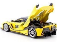 Cochesdemetal.es 2015 Ferrari FXX-K Amarillo/Negro 1:24 Bburago 18-26301