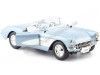 Cochesdemetal.es 1957 Chevrolet Corvette Azul Metalizado 1:24 Lucky Diecast 24201