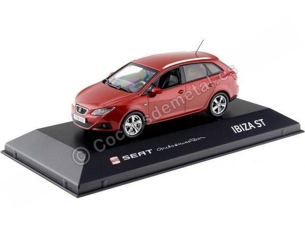 Cochesdemetal.es 2014 Seat Ibiza ST Dakota Red 1:43 Seat Autoemocion 06