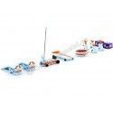 Cochesdemetal.es Set de Accesorios para Garage "Gulf" Azul/Naranja 1:18 ACME GMP 18942