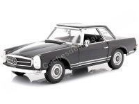 Cochesdemetal.es 1963 Mercedes-Benz 230 SL (W113) Hardtop Negro 1:24 Welly 24093