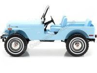 Cochesdemetal.es 1963 Jeep CJ-5 Sierra Blue "Elvis Presley (1935-77)" 1:18 Greenlight 19061