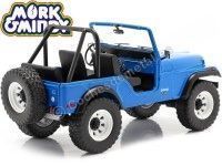 Cochesdemetal.es 1972 Jeep CJ-5 "Mork & Mindy" Azul 1:18 Greenlight 19079