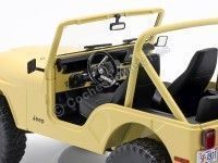 Cochesdemetal.es 1980 Jeep CJ-5 Amarillo "Los Angeles de Charlie" 1:18 Greenlight 19078