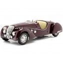 Cochesdemetal.es 1937 Peugeot 302 Darl Mat Roadster Dark Red 1:18 Norev 184695