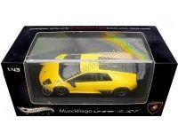 Cochesdemetal.es 2013 Lamborghini Murcielago LP670-4 SV Amarillo 1:43 Hot Wheels Elite T6934