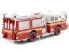 Cochesdemetal.es 2010 Seagrave Marauder Fire Truck "Bomberos New York" Rojo/Blanco 1:43 Editorial Salvat SP02
