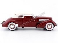Cochesdemetal.es 1937 Cord 812 Supercharged Convertible Red 1:18 Signature Models 18112