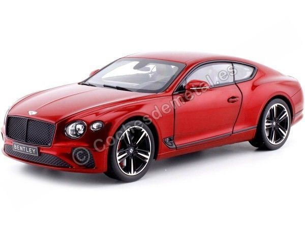 Cochesdemetal.es 2018 Bentley Continental GT Candy Red 1:18 Norev HQ 182788