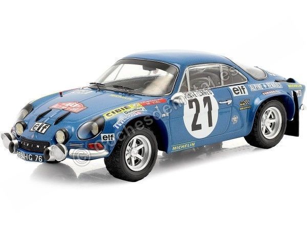 Cochesdemetal.es 1973 Alpine Renault A110 "Rallye Monte Carlo" Nicolas/Vial 1:24 IXO Models 24RAL007B