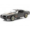 Cochesdemetal.es 1977 Pontiac Firebird Trans AM "Fire Am-VSE" Black 1:18 Greenlight 19080