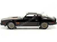 Cochesdemetal.es 1977 Pontiac Firebird Trans AM "Fire Am-VSE" Black 1:18 Greenlight 19080