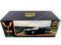 Cochesdemetal.es 1977 Pontiac Firebird Trans AM "Fire Am-VSE" Black 1:18 Greenlight 19080