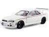 Cochesdemetal.es 1999 Nissan Skyline GT-R R34 Nismo Blanco Perla 1:18 Greenlight 19049