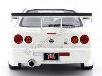 Cochesdemetal.es 1999 Nissan Skyline GT-R R34 Nismo Blanco Perla 1:18 Greenlight 19049