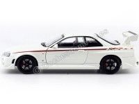 Cochesdemetal.es 1999 Nissan Skyline GT-R R34 Nismo Blanco Perla 1:18 Greenlight 19049