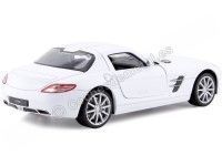 Cochesdemetal.es 2010 Mercedes-Benz SLS AMG Gullwing (C197) Blanco 1:24 Welly 24025