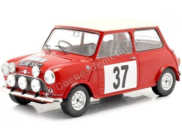 Cochesdemetal.es 1965 Mini Cooper S RHD Nº37 Källström/Björk RAC Rally 1:18 IXO Models 18RMC065D