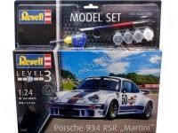 Cochesdemetal.es 1977 Porsche 934 RSR Martini "Plastic Model Kit" 1:24 Revell 67685