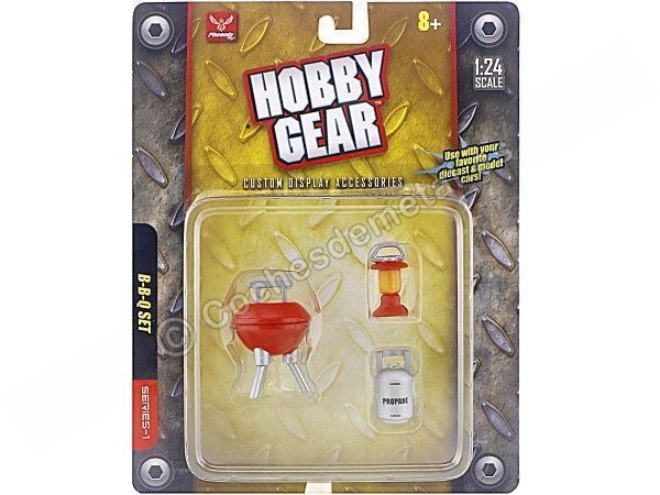 Cochesdemetal.es Set de Camping 1:24 Hobby Gear 17026