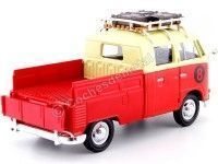 Cochesdemetal.es 1967 Volkswagen Type 2 T1 Pickup Hot Rod Con Portaequipajes 1:24 Motor Max 79582