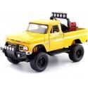 Cochesdemetal.es 1966 Chevrolet C10 Fleetside Pickup Off Road Amarillo Metalizado 1:24 Motor Max 79131