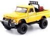 Cochesdemetal.es 1966 Chevrolet C10 Fleetside Pickup Off Road Amarillo Metalizado 1:24 Motor Max 79131