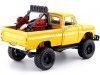 Cochesdemetal.es 1966 Chevrolet C10 Fleetside Pickup Off Road Amarillo Metalizado 1:24 Motor Max 79131