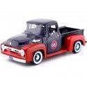 Cochesdemetal.es 1956 Ford F-100 Pickup "Gulf Edition" Azul/Rojo 1:24 Motor Max 79647