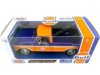 Cochesdemetal.es 1979 Ford F-150 Custom Pickup "Gulf Edition" 1:24 Motor Max 79652