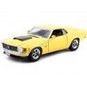 Cochesdemetal.es 1970 Ford Mustang Boss 429 Amarillo 1:24 Motor Max 73303