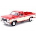 Cochesdemetal.es 1979 Ford F150 Pickup Custom Rojo/Beige 1:24 Motor Max 79346