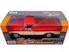 Cochesdemetal.es 1979 Ford F150 Pickup Custom Rojo/Beige 1:24 Motor Max 79346