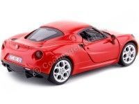 Cochesdemetal.es 2013 Alfa Romeo 4C Rojo 1:24 Motor Max 79320